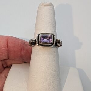 Sterling Silver Amethyst Ring